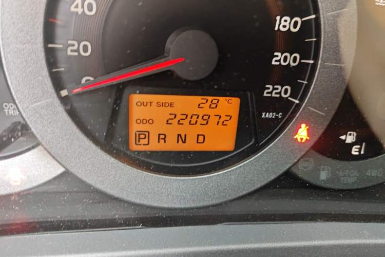 Used Toyota RAV4 2011 2.0L Automatic Classic Edition Odometer Close Up