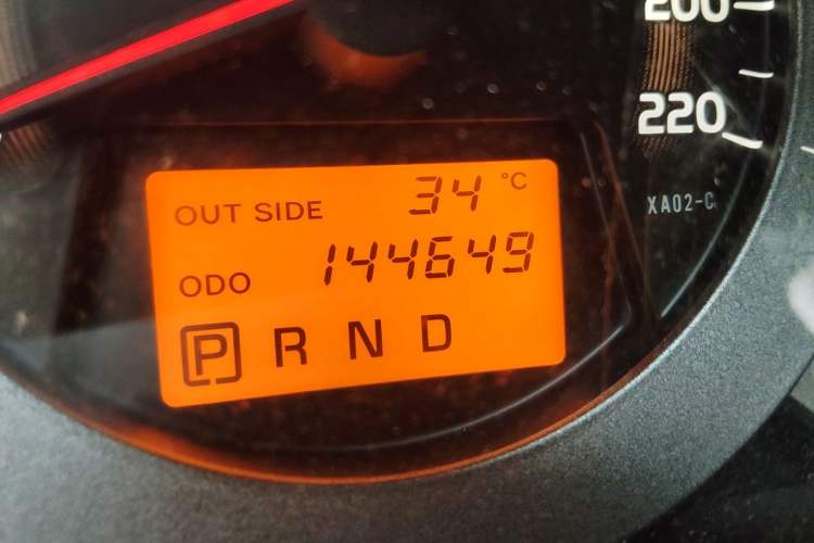 Used Toyota RAV4 2011 2.0L Automatic Classic Edition Odometer Close Up