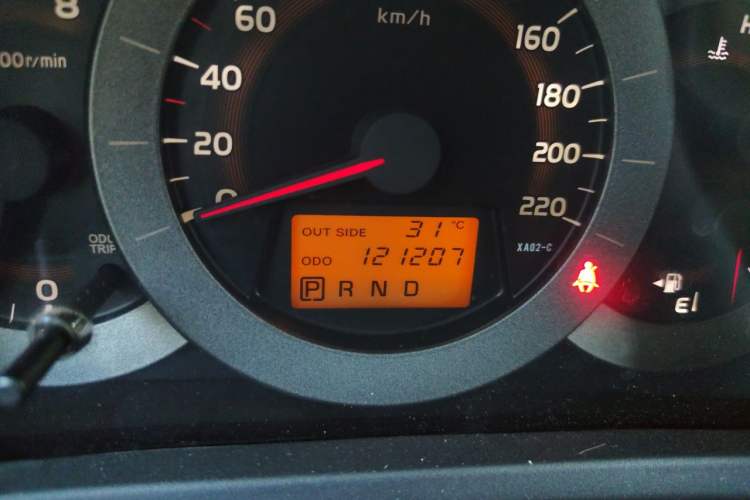 Used Toyota RAV4 2011 2.0L Automatic Classic Edition Odometer Close Up