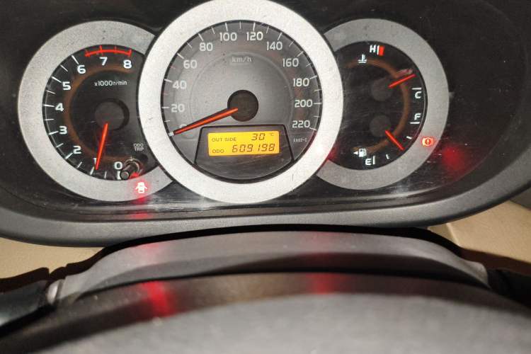 Used Toyota RAV4 2011 2.0L Manual Classic Edition Odometer Close Up