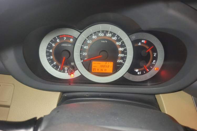 Used Toyota RAV4 2011 2.0L Automatic 4x4 Edition Odometer Close Up