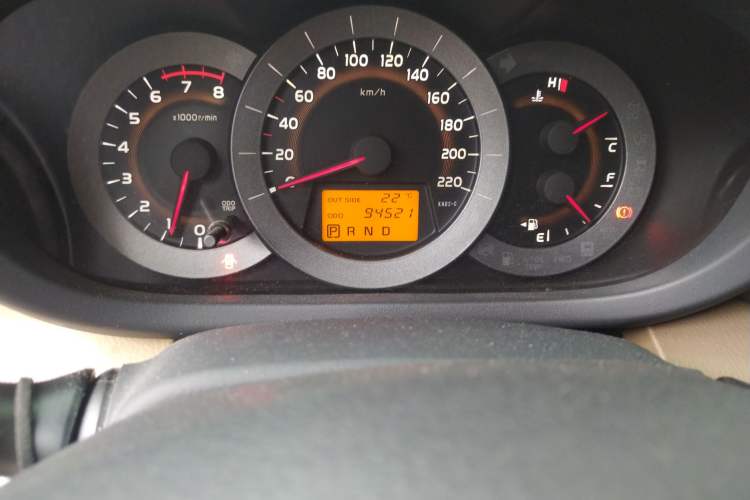 Used Toyota RAV4 2011 2.0L Automatic Classic Edition Odometer Close Up