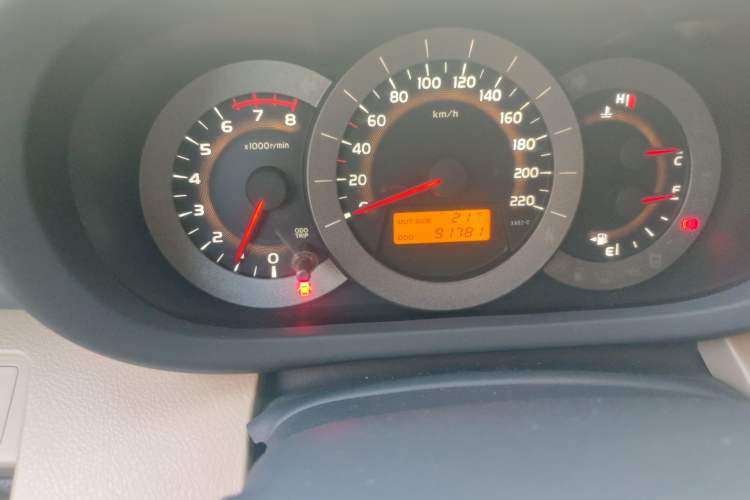 Used Toyota RAV4 2011 2.0L Manual Luxury Edition Odometer Close Up