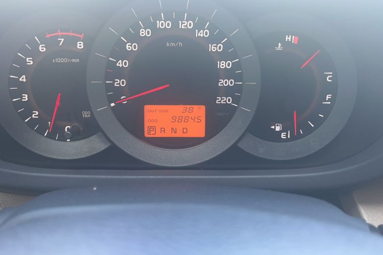 Used Toyota RAV4 2011 2.0L Automatic 4x4 Edition Odometer Close Up