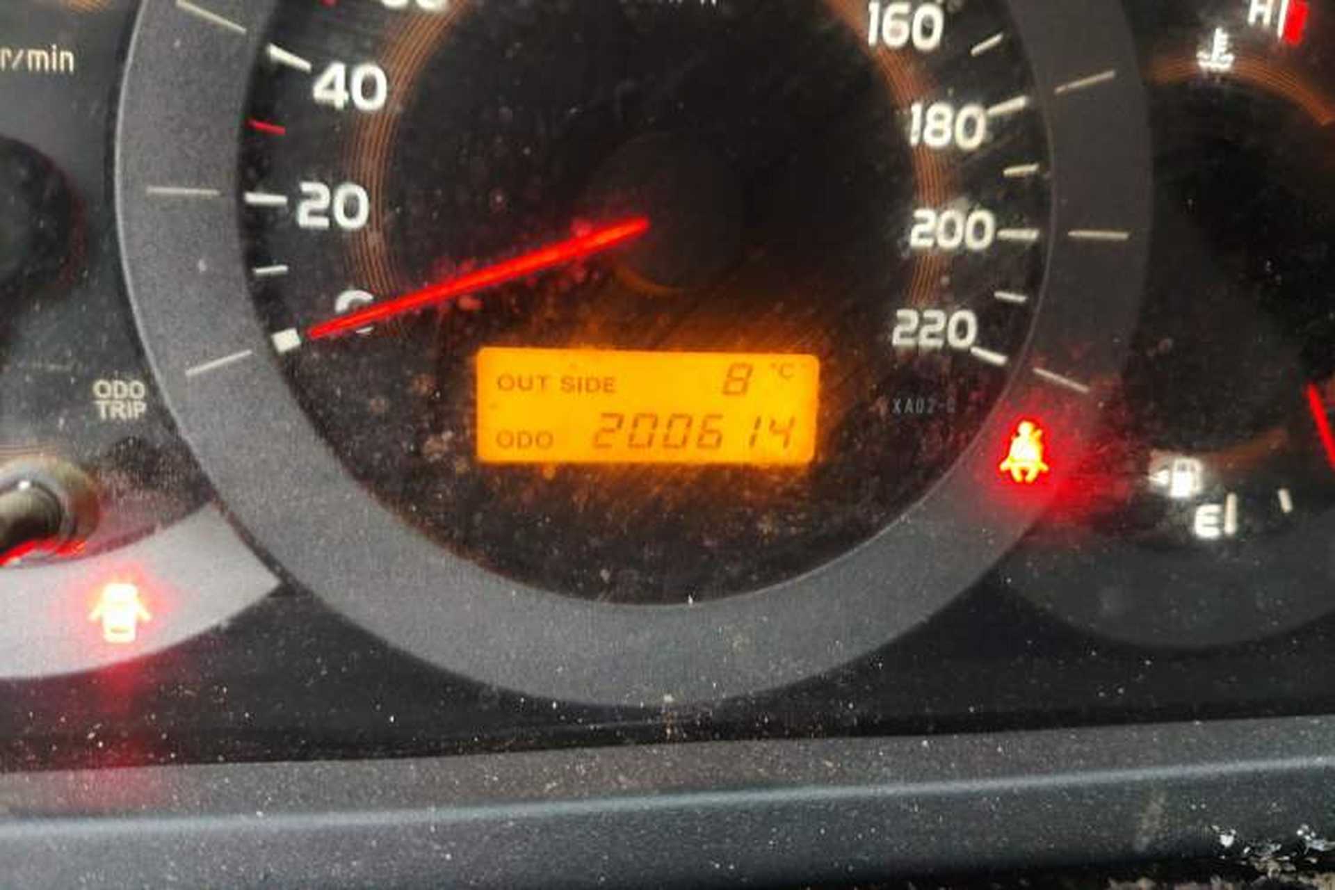 Used Toyota RAV4 2011 2.4L Manual 4x4 Luxury Edition Odometer Close Up