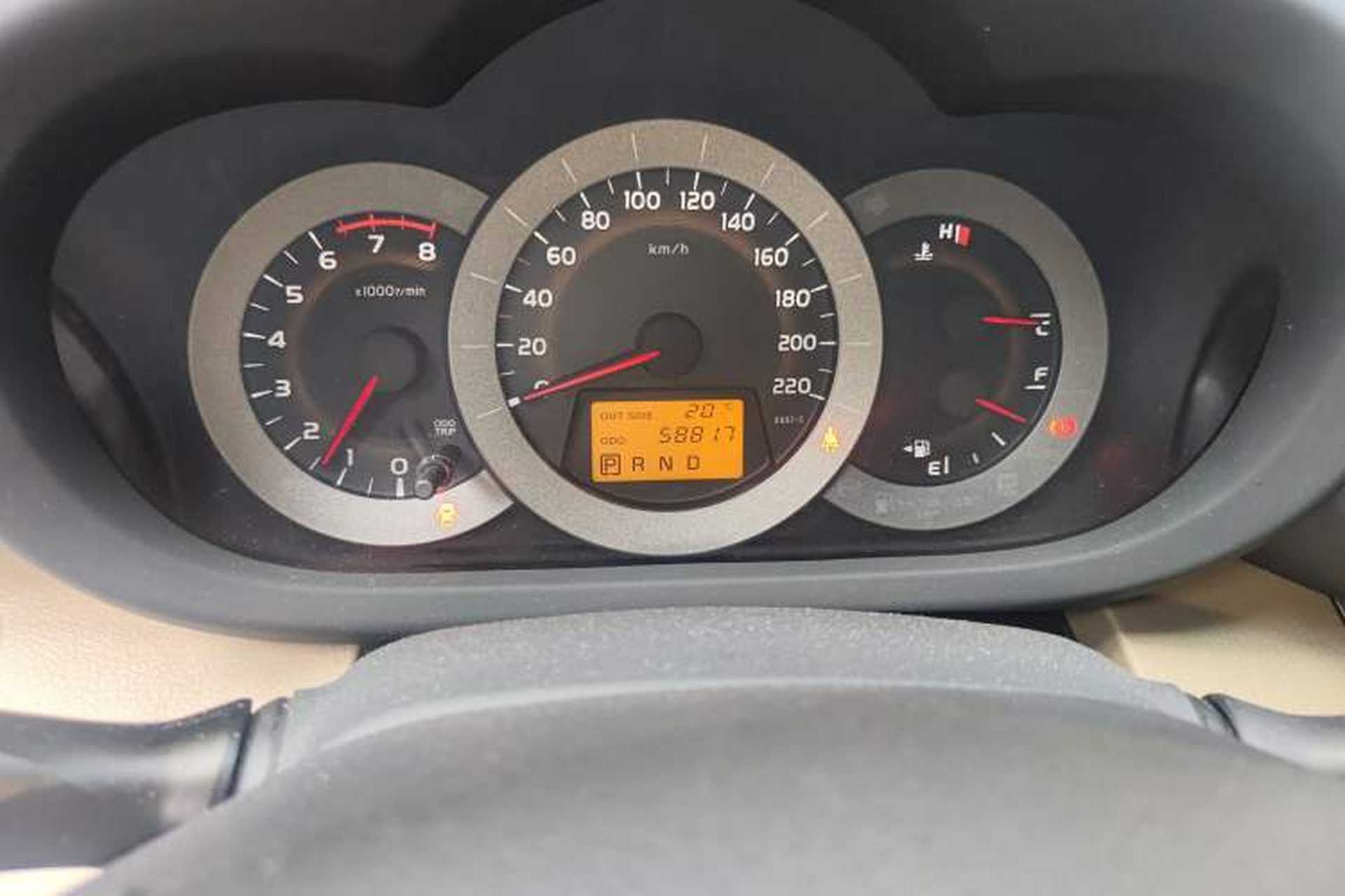 Used Toyota RAV4 2011 2.0L Automatic 4x4 Edition Odometer Close Up