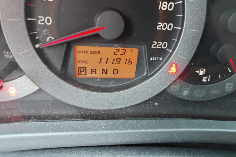 Used Toyota RAV4 2011 2.0L Automatic Classic Edition Odometer Close Up