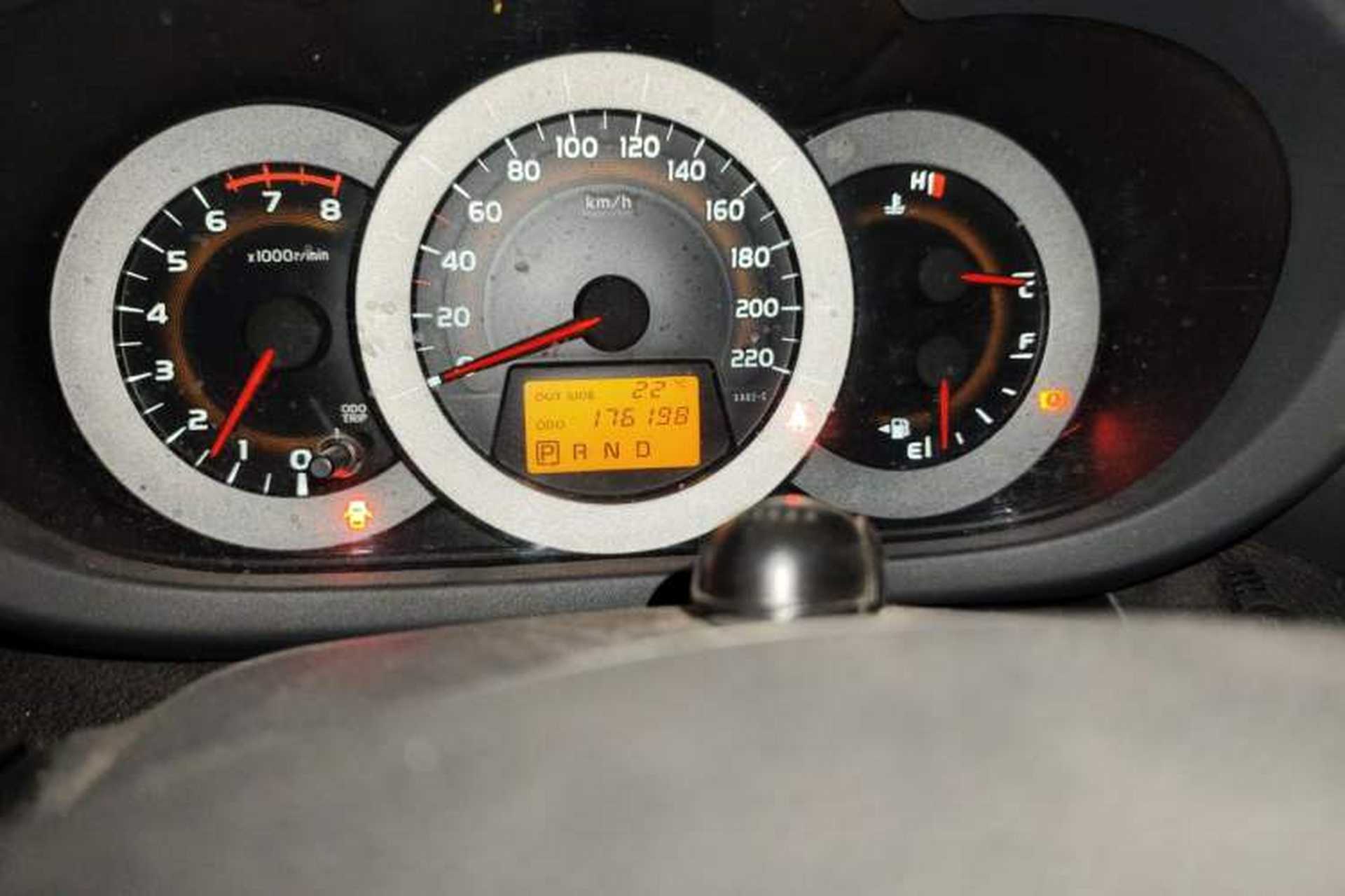 Used Toyota RAV4 2011 2.4L Automatic 4x4 Luxury Edition Odometer Close Up