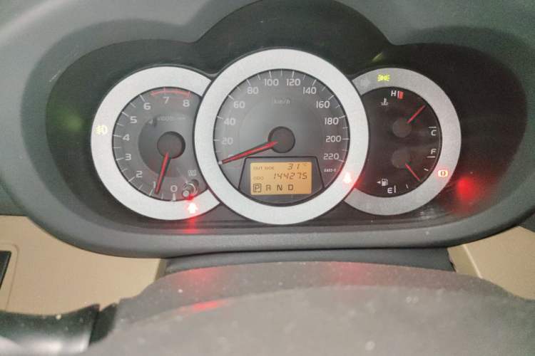 Used Toyota RAV4 2011 2.0L Automatic Luxury Edition Odometer Close Up