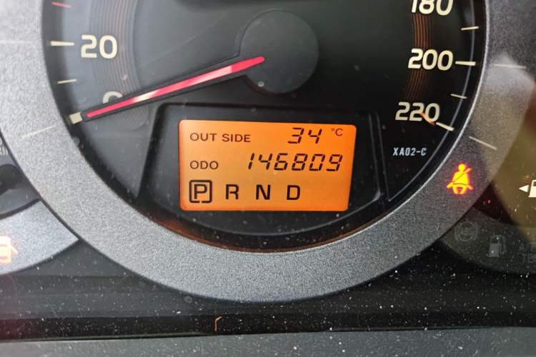 Used Toyota RAV4 2011 2.0L Automatic Luxury Edition Odometer Close Up