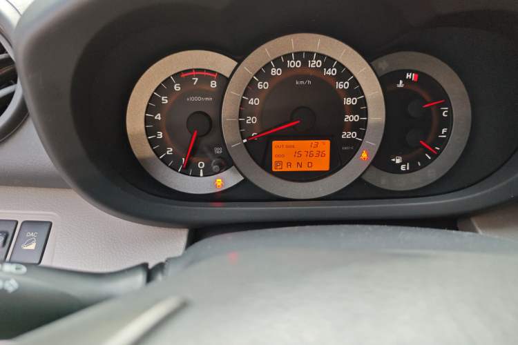 Used Toyota RAV4 2011 2.0L Automatic Luxury Edition Odometer Close Up