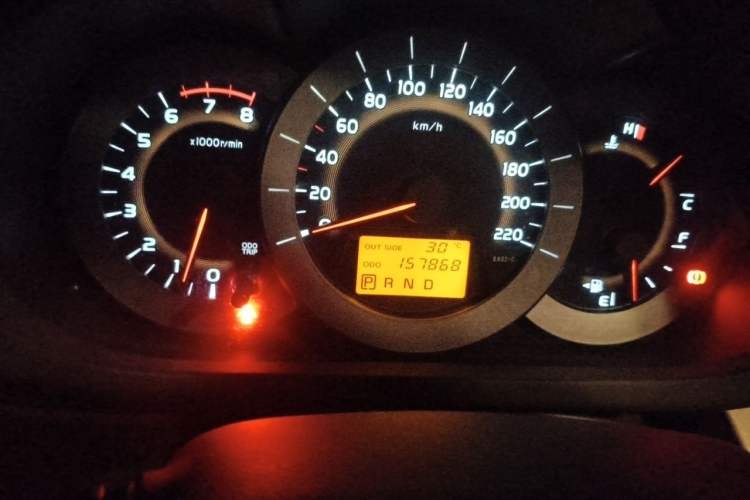 Used Toyota RAV4 2011 2.0L Automatic 4x4 Edition Odometer Close Up