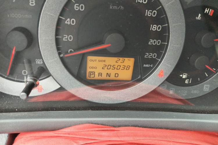 Used Toyota RAV4 2011 2.4L Automatic 4x4 Luxury Edition Odometer Close Up