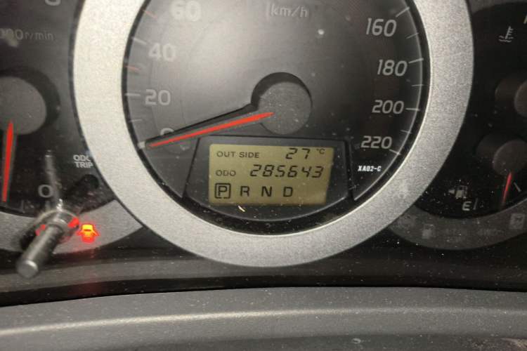Used Toyota RAV4 2011 2.0L Automatic 4x4 Edition Odometer Close Up