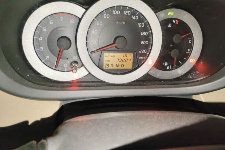 Used Toyota RAV4 2011 2.0L Automatic Luxury Edition Odometer Close Up