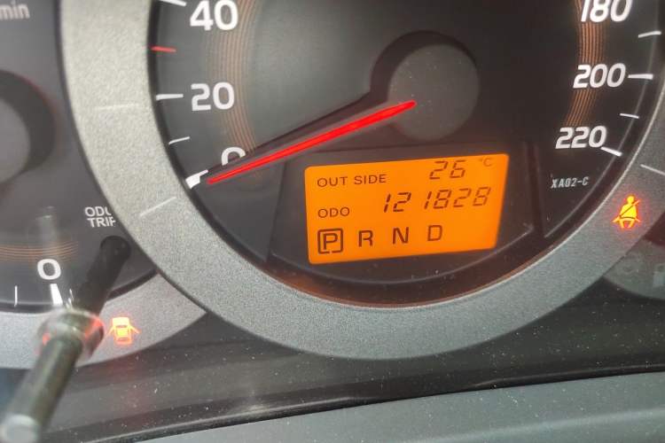 Used Toyota RAV4 2011 2.0L Automatic Classic Edition Odometer Close Up
