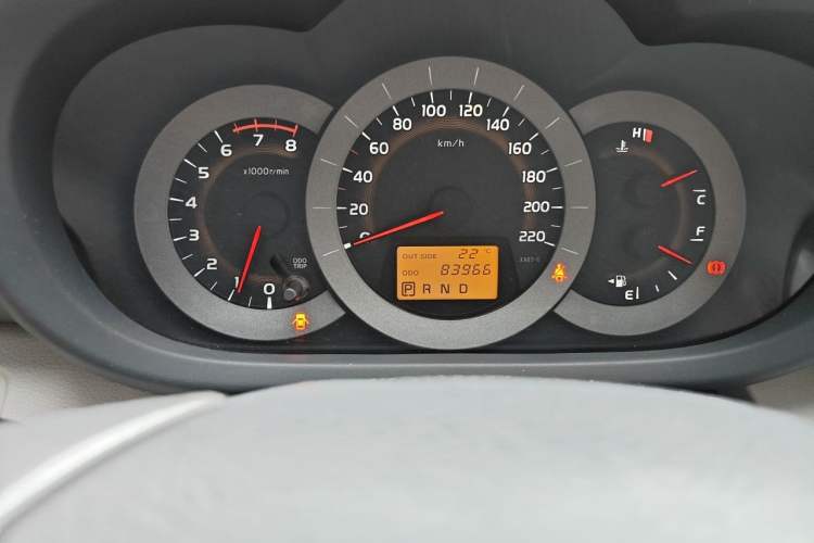 Used Toyota RAV4 2011 2.4L Automatic 4x4 Supreme Navigation Edition Odometer Close Up