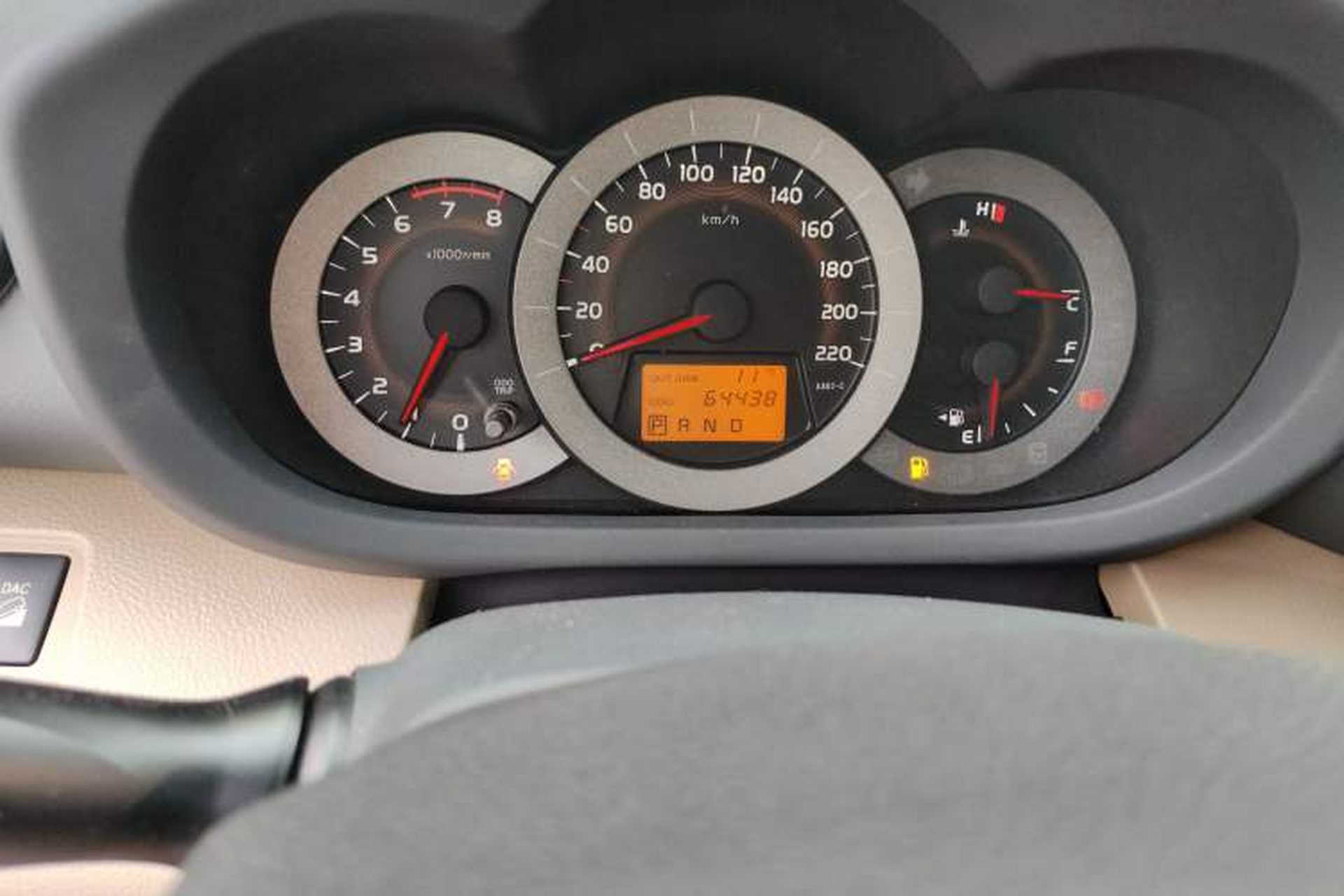 Used Toyota RAV4 2011 2.4L Automatic 4x4 Supreme Navigation Edition Odometer Close Up
