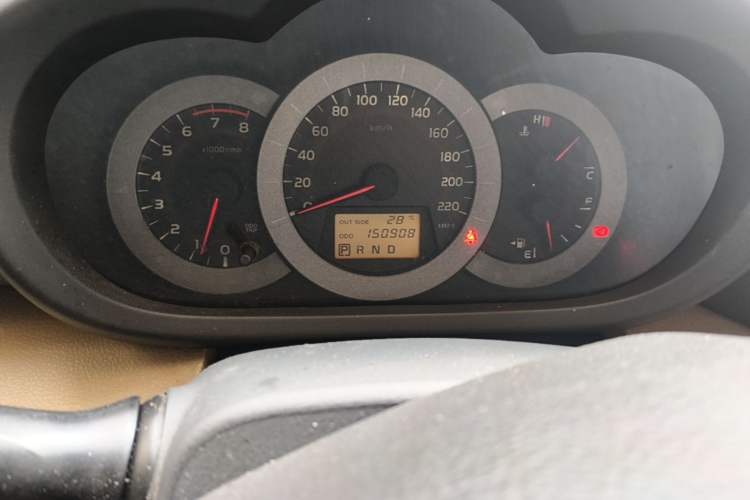 Used Toyota RAV4 2011 2.0L Automatic Classic Edition Odometer Close Up