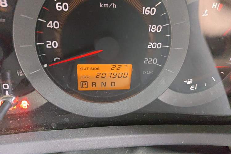 Used Toyota RAV4 2011 2.4L Automatic 4x4 Supreme Edition Odometer Close Up