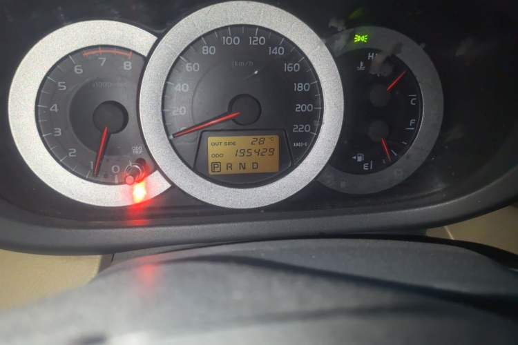 Used Toyota RAV4 2011 2.0L Automatic 4x4 Edition Odometer Close Up