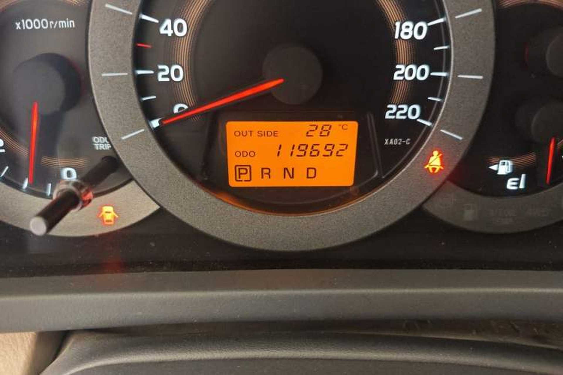Used Toyota RAV4 2011 2.0L Automatic Classic Edition Odometer Close Up