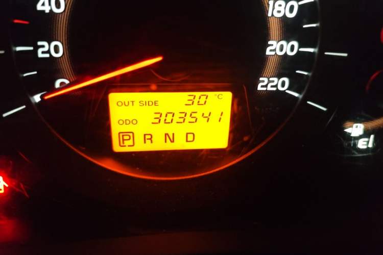Used Toyota RAV4 2011 2.4L Automatic 4x4 Luxury Edition Odometer Close Up