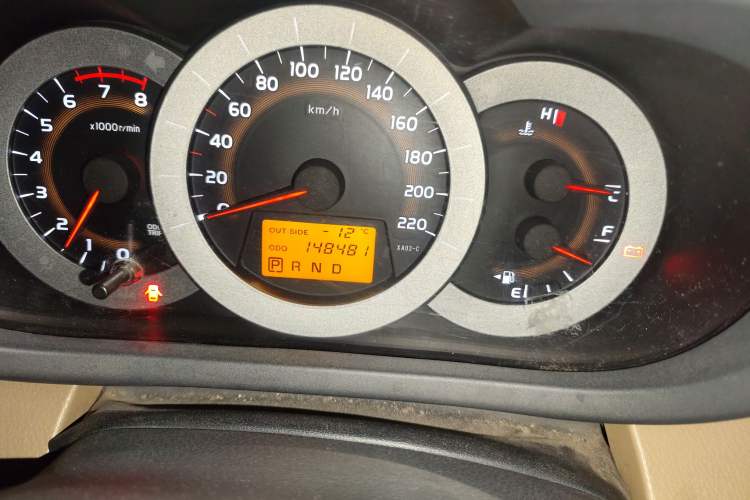 Used Toyota RAV4 2011 2.0L Automatic Luxury Edition Odometer Close Up