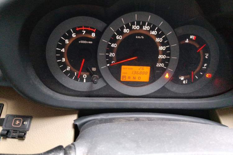 Used Toyota RAV4 2011 2.0L Automatic Classic Edition Odometer Close Up