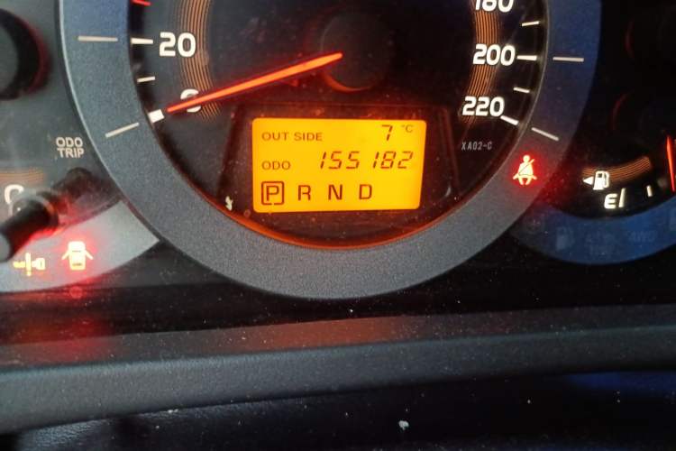 Used Toyota RAV4 2011 2.4L Automatic 4x4 Supreme Edition Odometer Close Up