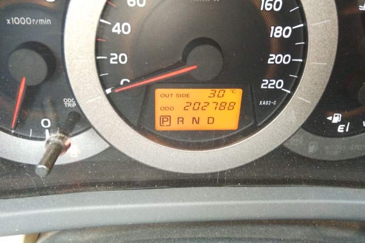 Used Toyota RAV4 2011 2.4L Automatic 4x4 Luxury Edition Odometer Close Up