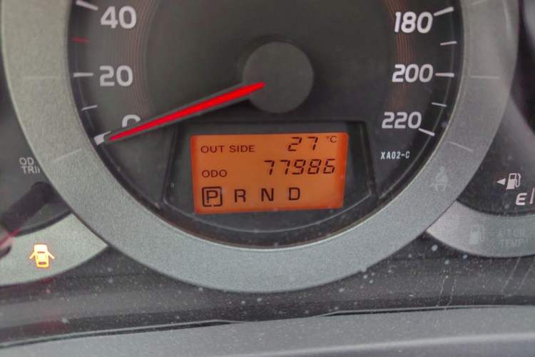 Used Toyota RAV4 2011 2.0L Automatic Classic Edition Odometer Close Up
