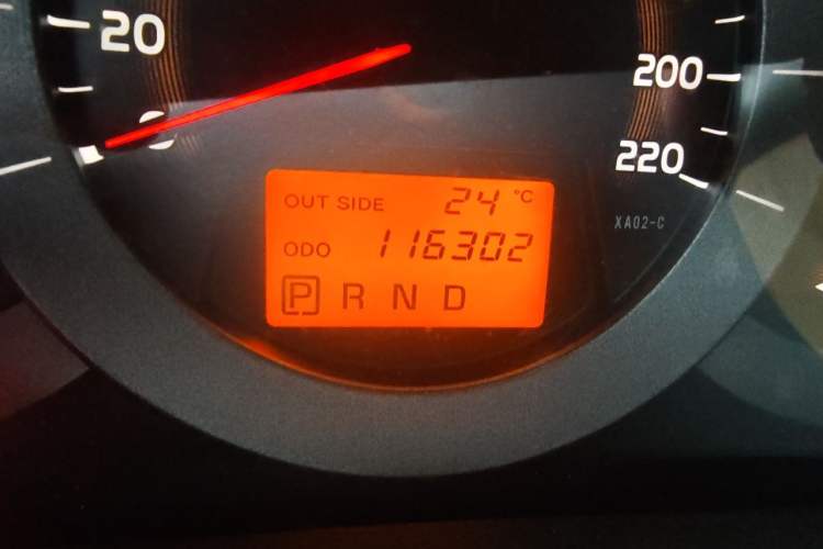 Used Toyota RAV4 2011 2.0L Automatic 4x4 Edition Odometer Close Up