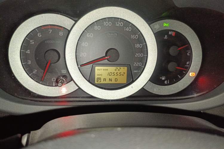 Used Toyota RAV4 2011 2.4L Automatic 4x4 Luxury Edition Odometer Close Up