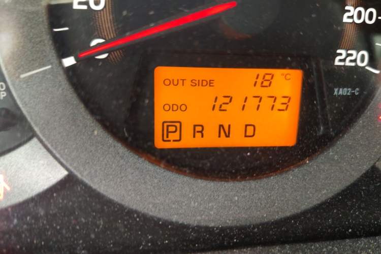 Used Toyota RAV4 2011 2.0L Automatic Luxury Edition Odometer Close Up