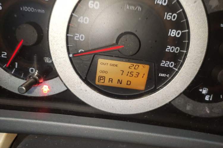 Used Toyota RAV4 2011 2.0L Automatic 4x4 Edition Odometer Close Up