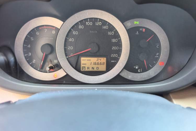 Used Toyota RAV4 2011 2.0L Automatic Classic Edition Odometer Close Up