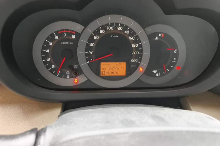 Used Toyota RAV4 2011 2.0L Automatic 4x4 Edition Odometer Close Up