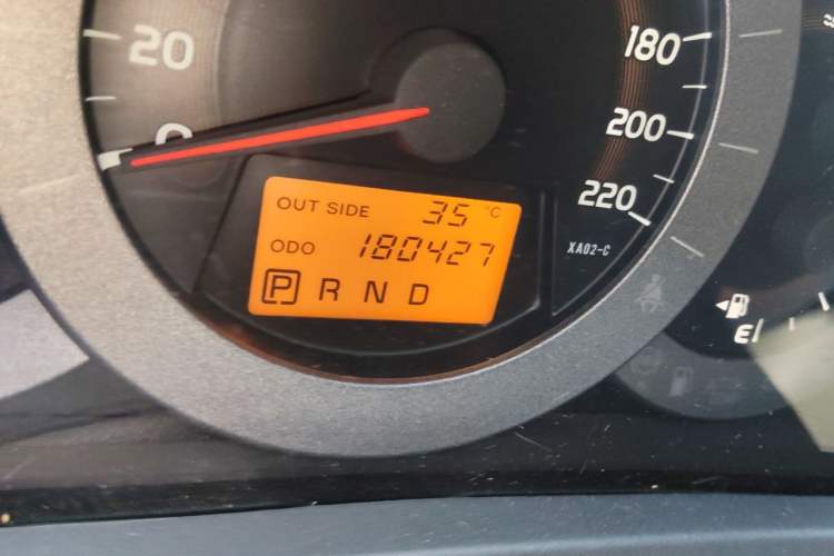 Used Toyota RAV4 2011 2.0L Automatic Classic Edition Odometer Close Up