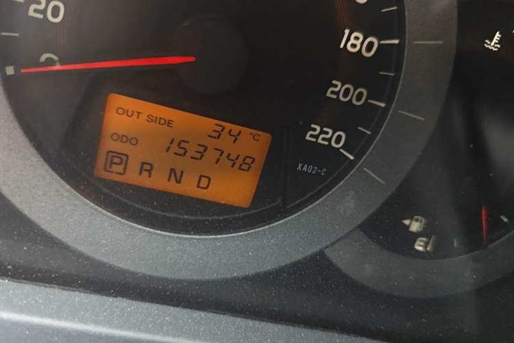Used Toyota RAV4 2011 2.4L Automatic 4x4 Luxury Edition Odometer Close Up