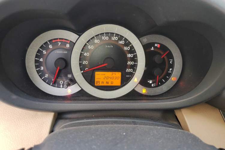 Used Toyota RAV4 2011 2.0L Automatic Classic Edition Odometer Close Up