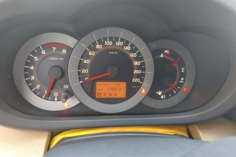 Used Toyota RAV4 2011 2.0L Automatic Classic Edition Odometer Close Up