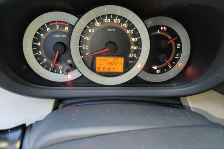 Used Toyota RAV4 2011 2.0L Automatic Classic Edition Odometer Close Up