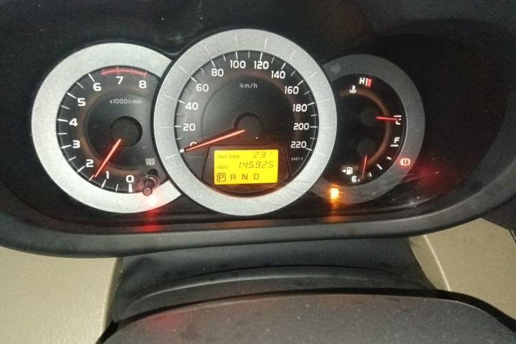 Used Toyota RAV4 2011 2.0L Automatic Classic Edition Odometer Close Up