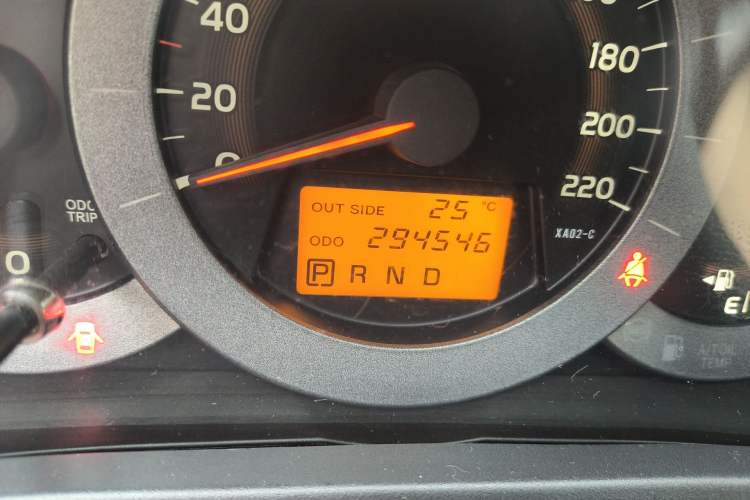 Used Toyota RAV4 2011 2.0L Automatic Luxury Edition Odometer Close Up