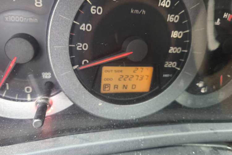 Used Toyota RAV4 2011 2.0L Automatic Classic Edition Odometer Close Up