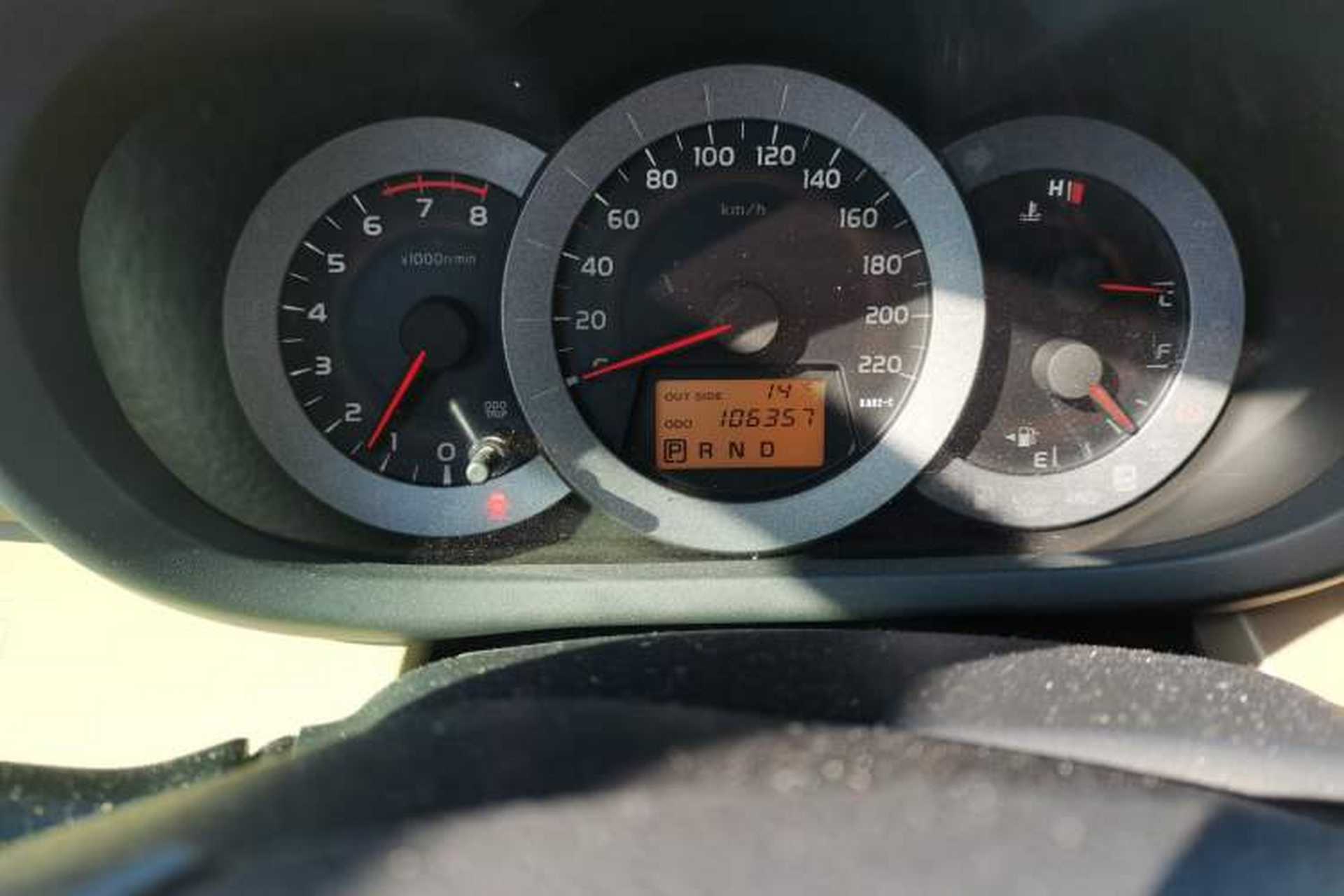 Used Toyota RAV4 2011 2.0L Automatic 4x4 Edition Odometer Close Up