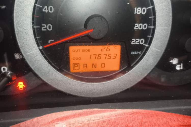 Used Toyota RAV4 2011 2.0L Automatic Luxury Edition Odometer Close Up