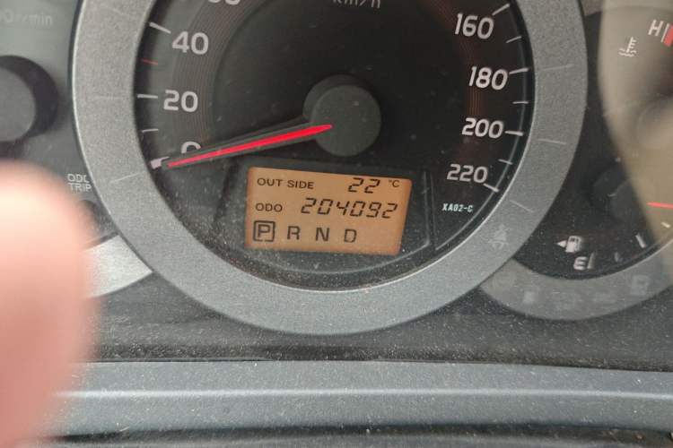 Used Toyota RAV4 2011 2.0L Automatic Classic Edition Odometer Close Up