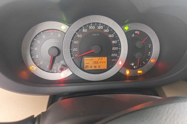 Used Toyota RAV4 2011 2.4L Automatic 4x4 Luxury Edition Odometer Close Up
